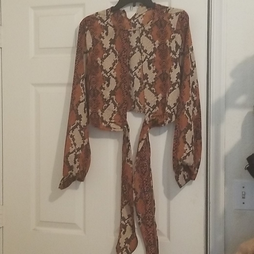 Snake print Top